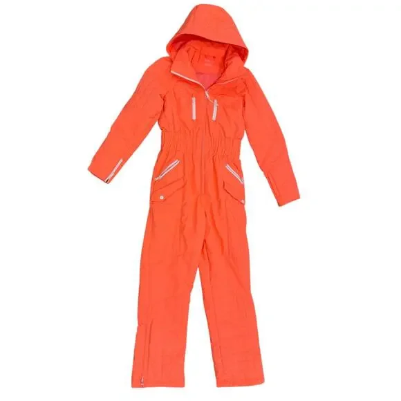 Free People Orange Quilted Jumpsuit - Picture 4 of 9